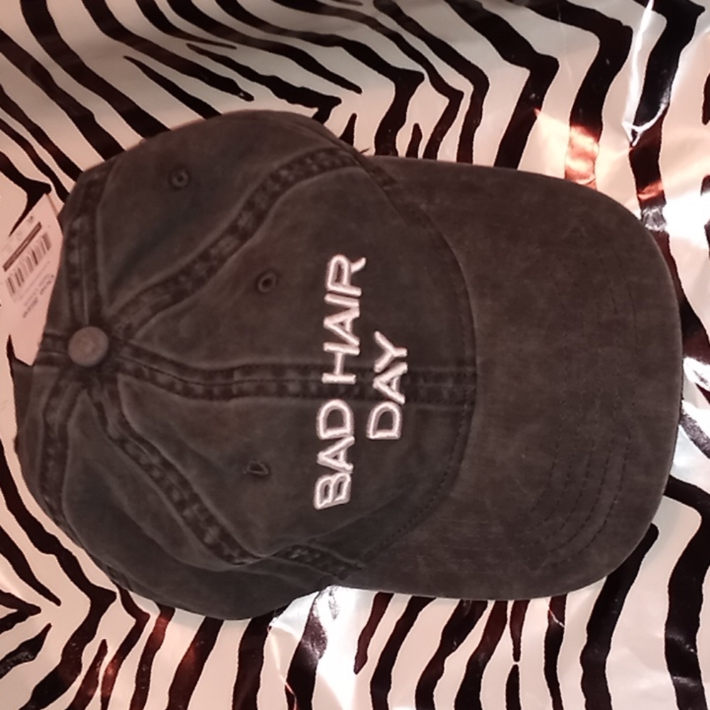 TIME AND TRU BAD HAIR DAY BASEBALL CAP